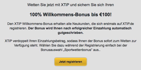 X Tip Bonus Bedingungen X Tip Bonus Bedingungen