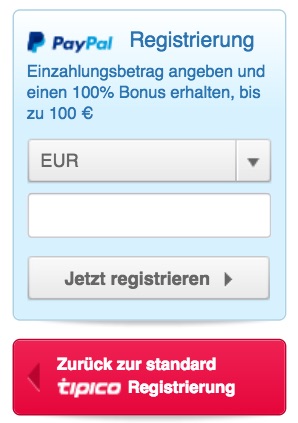 Tipico Paypal