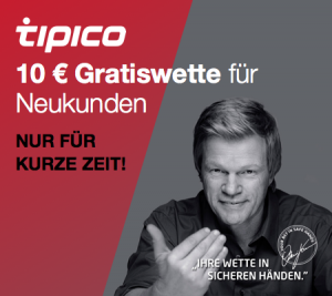 Tipico 10 Euro Bonus Code