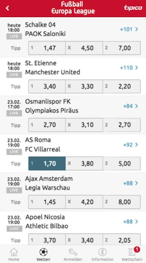 Tipico Europa League Tipico Europa League