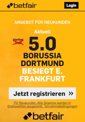 BVB Frankfurt Quoten