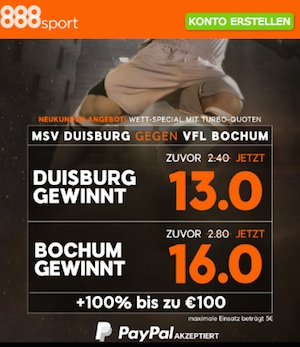 Duisburg Bochum Wettquoten