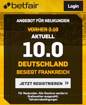 Deutschland Frankreich Quoten Deutschland Frankreich Quoten