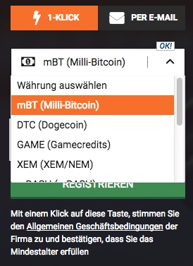 1xbit Einzahlung