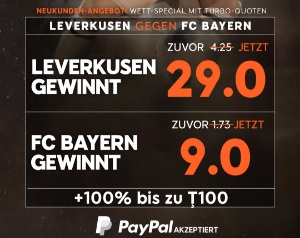 888sport Quotenboost Bonus Leverkusen Bayern Mobil