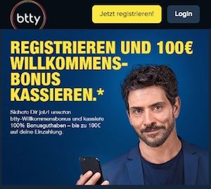 Btty 100 Euro Bonus