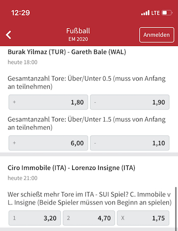 tipico spieler duell Em 2021