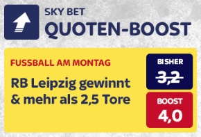 Sky Bet Quoten Boost RB Leipzig vs. Leverkusen
