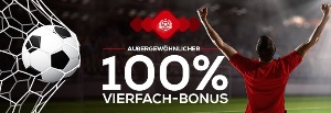 Tipbet Vierfach Bonus auf wöchentliche Einzahlungen