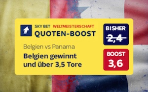 Sky Bet Boost Belgien vs. Panama