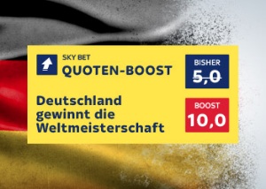 Sky Bet Quotenboost Deutschland Outright Winner