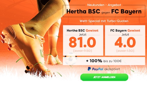 Hertha Bayern Boost