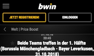 bwin price boost mönchengladbach - leverkusen