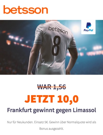 Frankfurt Boost bei Betsson