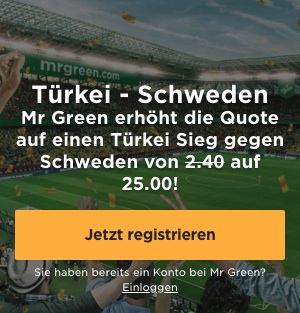 Mr Green Türkei Schweden