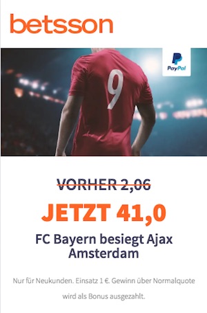 Betsson Boost Ajax - Bayern, 12.12.18