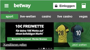 BVB gegen Werder Bremen Freiwette bei Betway