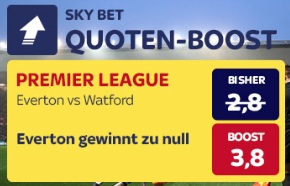 Skybet Boost Everton Watford