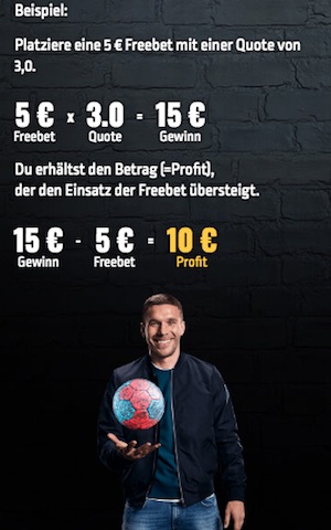 Xtip Gratiswette 5 Euro Handball