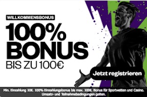 MoPlay 100% Bonus für Neukunden 100 Euro