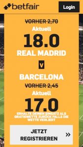 betfair boost real madrid - barcelona, 27.02.19