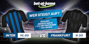 bet at home europa league boost, inter - frankfurt, 14.03.19