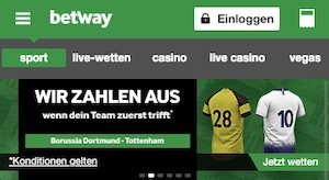 Betway Promo BVB gegen Tottenham am 5.3.2019