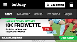 Betway Freiwette zu Bayern München gegen Mainz 05