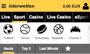 Interwetten Startseite