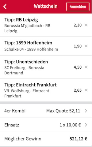 tipico wettschein bundesliga, runde 30