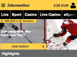 Interwetten Startseite