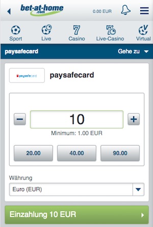 bet at home paysafecard