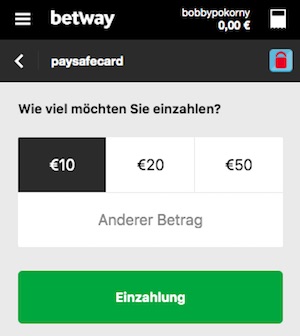 betway paysafecard