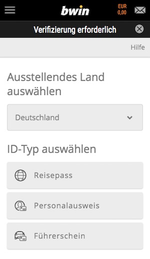 bwin verifizierung 
