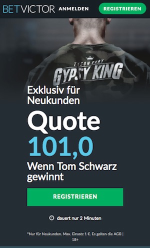 betvictor boost, fury vs. schwarz, 16.6.19