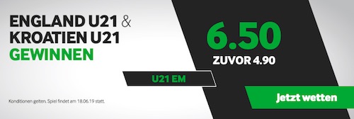 U21 EM Boost bei Betway