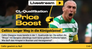 Bwin Price Boost Celtic Glasgow Champions League