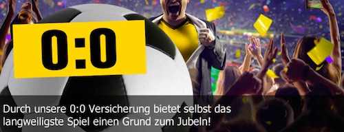 Interwetten 0:0 Versicherung