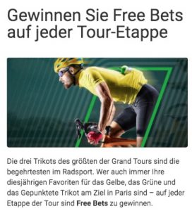 Unibet Tour de France Freebet