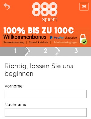 888sport registrierung