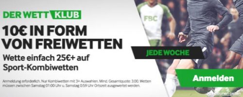 Betway Wett Club Gratiswette