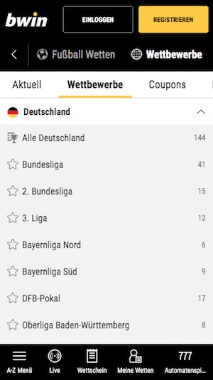 bwin fussball deutschland