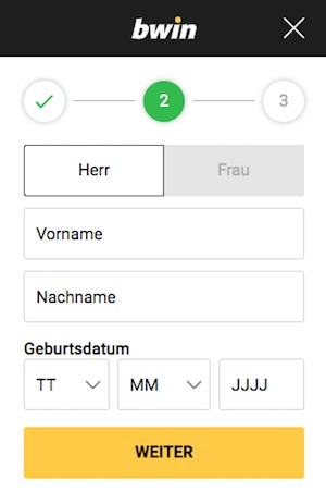 bwin registrieren