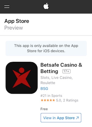 betsafe app ios