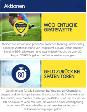 skybet promo angebot