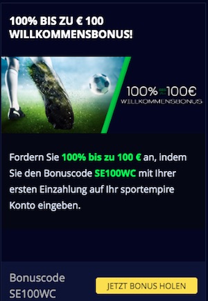 sportempire bonus 100 euro
