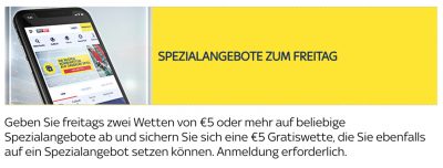 Sky Bet Spezialangebote zum Freitag