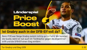 Bwin Price Boost GER Gnabry