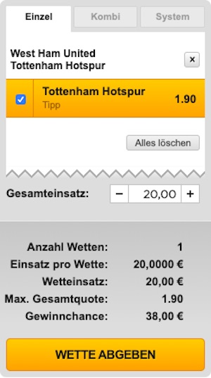 13 Wette Quoten 13 Wette Quoten