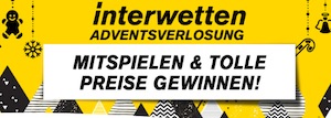 Interwetten Adventskalender und Verlosung